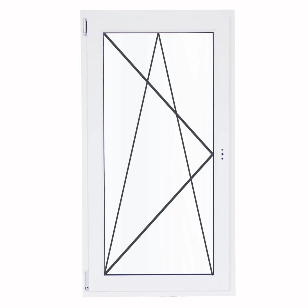 Пластиковое окно ПВХ Deceuninck одностворчатое 90x60 (ВхШ) однокамерный стеклопакет белый 