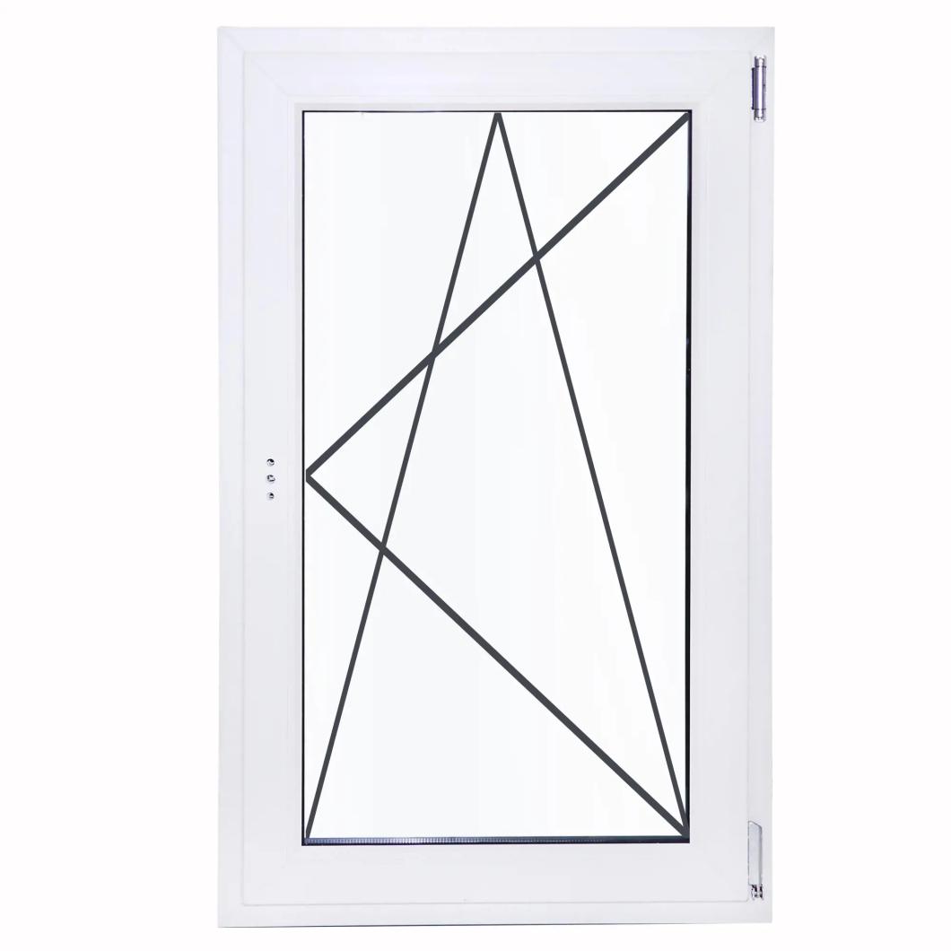 Пластиковое окно ПВХ Deceuninck одностворчатое 120x60 мм (ВхШ) однокамерный стеклопакет белый