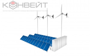 Ветросолнечная электростанция 18 кВт (380В)