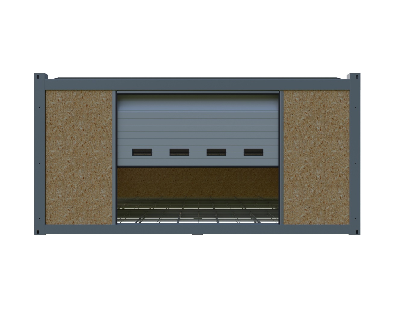 Модульный гараж L-SiP-3 (43 м2)